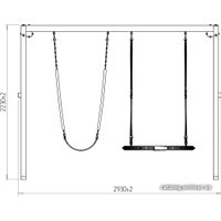 Стационарные качели Красная звезда Р911-23