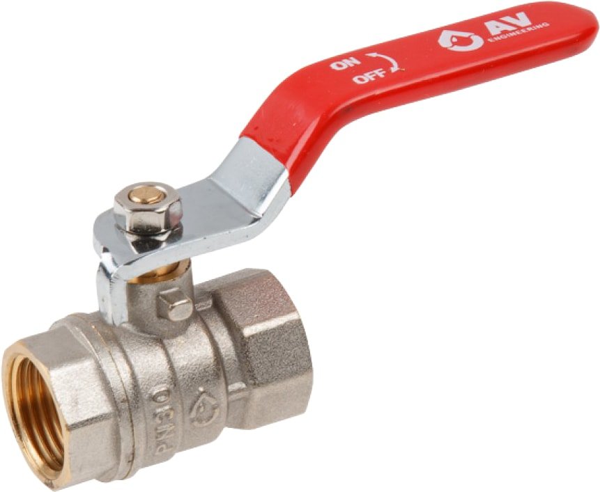 

Запорная арматура AV Engineering Шаровой кран ручка ВН-ВН 1/2" AVE138012