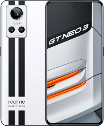 Телефон Realme GT Neo 3 80W 12GB/256GB индийская версия (белый)