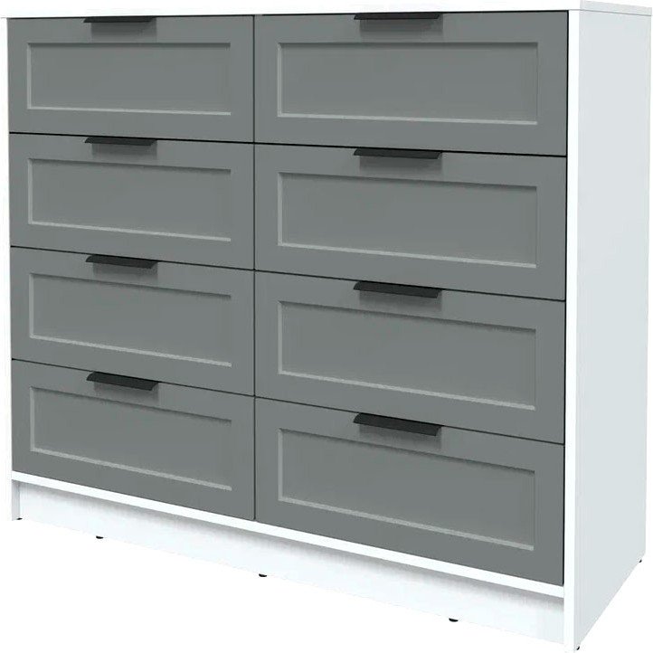 

Комод Интерлиния Концепт Тренд КТ-К117 (белый платинум/серый)