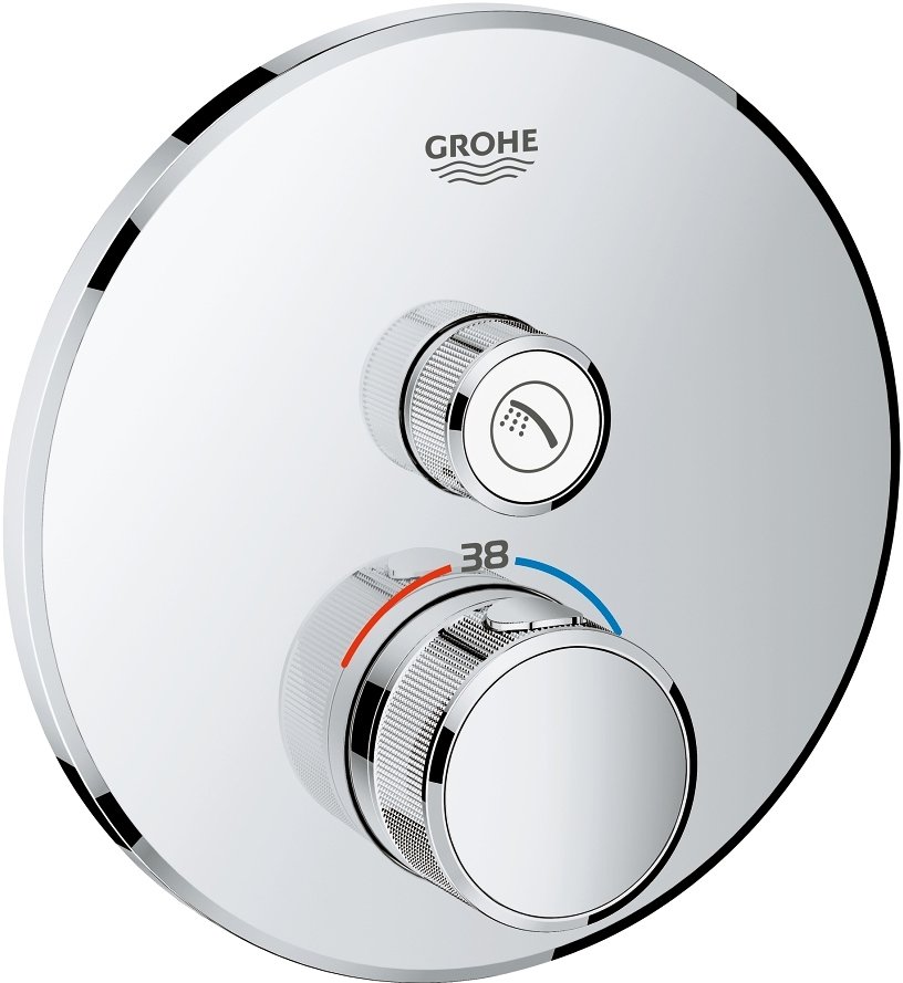 

Смеситель без скрытого механизма Grohe Grohtherm SmartControl 29118000