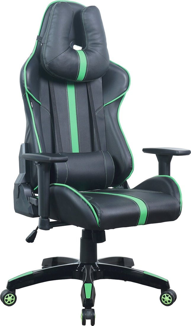 

Игровое (геймерское) кресло Brabix GT Carbon GM-120 (черный/зеленый)
