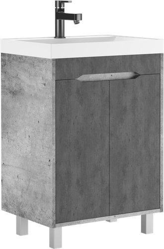 Домино Тумба под умывальник Classica 70 Loft без ящика DL5607T (бетон)