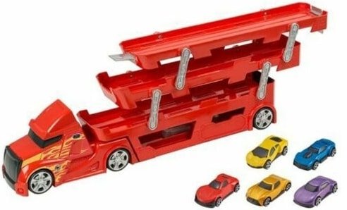 

Грузовик Teamsterz JCB с пусковым механизмом + 5 машинок 1416669.V19