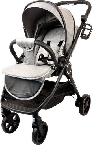 Коляска прогулочная «книга» Panda Baby Supra (серый)