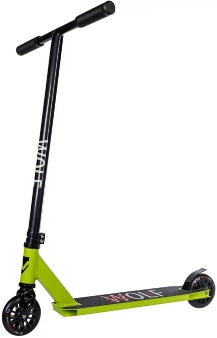 Трюковый самокат Novatrack Wolf 10/110 110P.WOLF.BGN24 (зеленый)