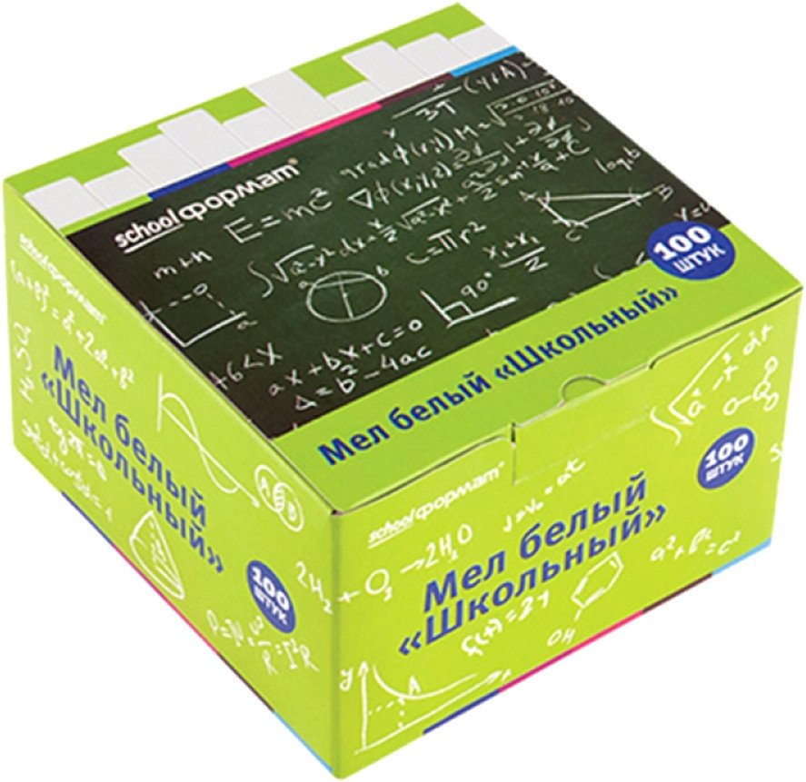 

Мел канцелярский Квартет Schoolformat Школьный МБ100-ШК (100 шт)