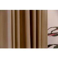 Комплект штор Decoretto Нубук песок пустыни НПП-K6 1.25x2.5 м (песочный, 2 шт)