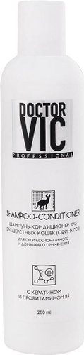 Doctor VIC с кератином и провитамином В5 для бесшерстных кошек (250 мл)