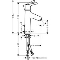 Смеситель Hansgrohe Talis S 72020000