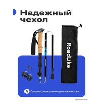 Палки для скандинавской ходьбы RoadLike Compact 335123 (голубой)