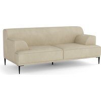 Диван Олмеко Бергамо 2-х местный (велюр, барни ваниль)