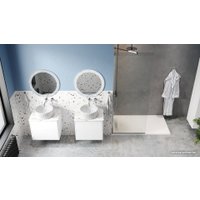  Belux Зеркало Джаз В 65 (1, белый глянцевый)