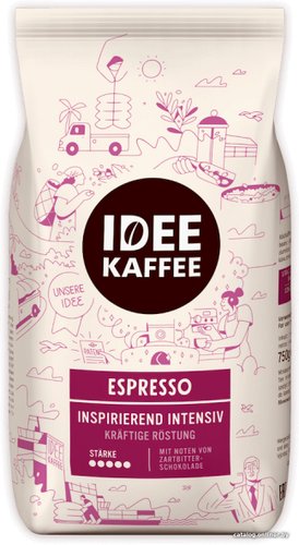 Кофе IDEE KAFFEE Espresso Intensive зерновой 750г