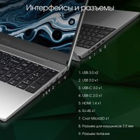 Ноутбук Digma Pro Breve DN15R7-ADXW01