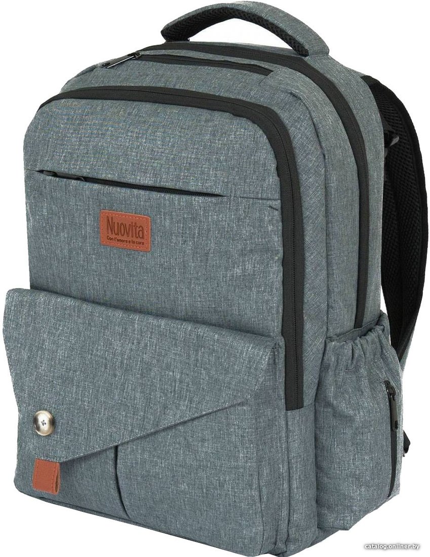 Рюкзак для мамы Nuovita CapCap Tour (серый)
