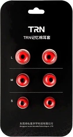 

Амбушюры для наушников TRN Memory Foam (3 пары, красный)