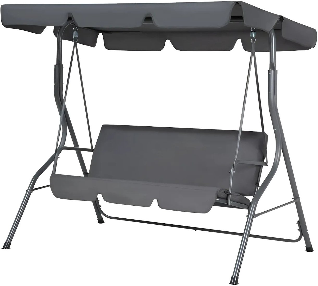 

Садовые качели National Tree Company Simple с тентом К-1 DS-186 (серый)