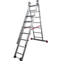 Лестница-стремянка Новая высота NV 523 трёхсекционная индустриальная 3x7 ступеней