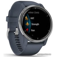Умные часы Garmin Venu 2 (нержавеющая сталь/синий гранит)