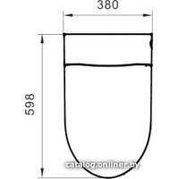 Унитаз подвесной Brunnen WAL BW-2401