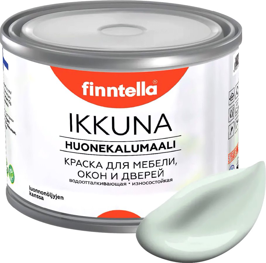 

Краска Finntella Ikkuna Vetta F-34-1-1-FL039 0.9 л (бледно-бирюзовый)
