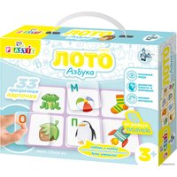 Развивающая игра Десятое королевство 10KOR Plastic Лото Азбука 03975
