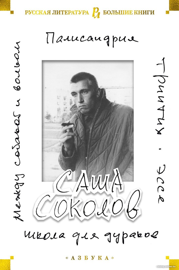 Книга издательства Азбука. Школа для дураков. Между собакой и волком. Палисандрия. Эссе (Соколов С.)
