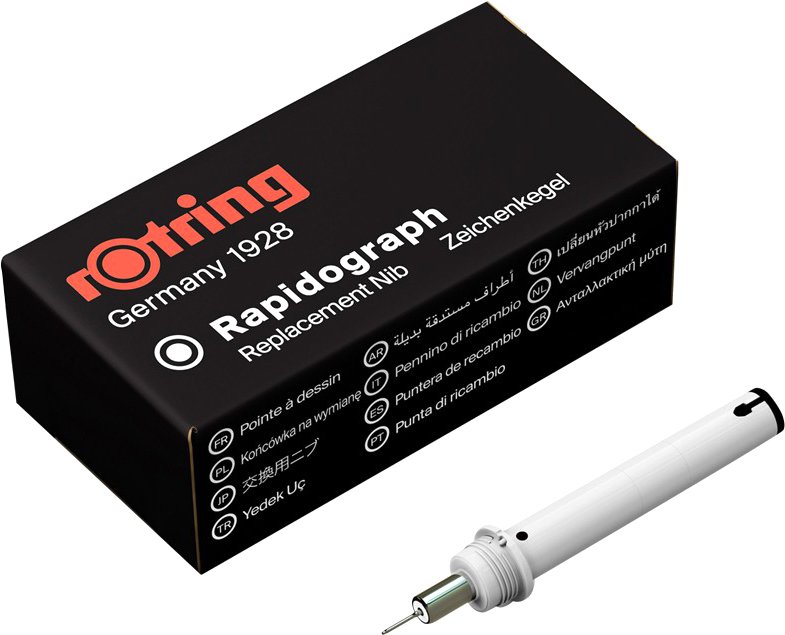 

Пишущий элемент для рапидографа Rotring S0219270 (0.25 мм)