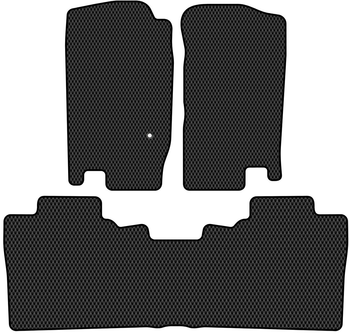 

Комплект ковриков для авто Alicosta Ford Explorer III (suv / U152) задний цельный 2001 - 2005 (черный, ромб)