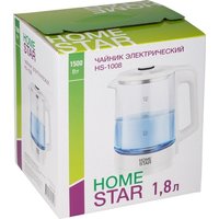 Электрический чайник HomeStar HS-1008 (белый)