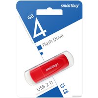 USB Flash SmartBuy Scout 4GB (красный)