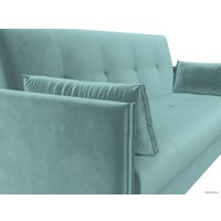 Диван Лига диванов Лига-018 117837 (велюр бирюзовый)