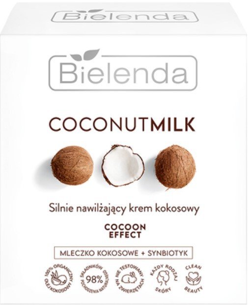 

Bielenda Крем для лица Coconut Milk Увлажняющий с экстрактом кокоса 50 мл