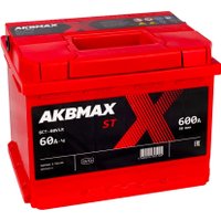 Автомобильный аккумулятор AKBMAX ST 60L (60 А·ч)