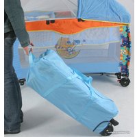 Манеж-кровать Baby Prestige Delux 2 уровня (голубой)