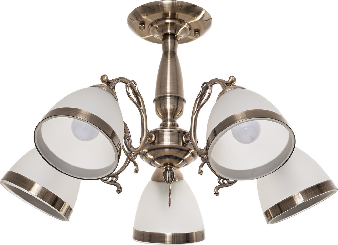 

Люстра средней высоты BayerLux Мадлен 1556108 (античная бронза)