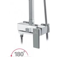 Душевая система  Grocenberg GB7008 (белый хром)