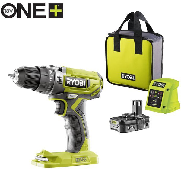

Ударная дрель-шуруповерт Ryobi R18PD2-115S 5133005303 (с 1-им АКБ, сумка)
