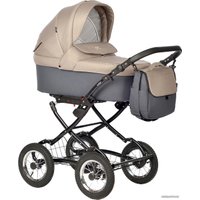 Коляска-люлька Indigo Blues Classic (Bl 04, бежевый)