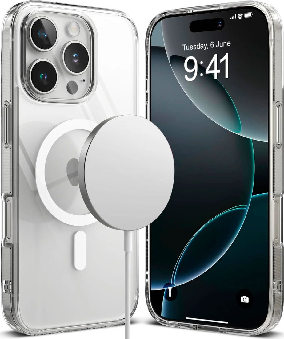 Чехол для телефона Ringke Fusion Magnetic Magsafe для iPhone 16 Pro Max Clear