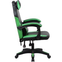 Игровое (геймерское) кресло Оклик Spirit (черный/зеленый)