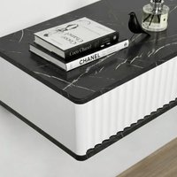 Туалетный столик без зеркала Shtabe Royal 5014 эко (мрамор неро)