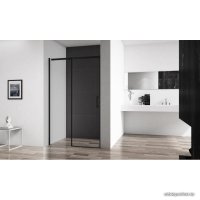 Душевая дверь BelBagno ACQUA-BF-1-150-C-NERO