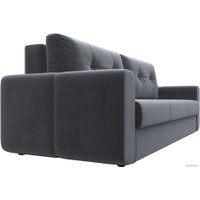 Диван Лига диванов Лига-031 121258 (велюр серый)