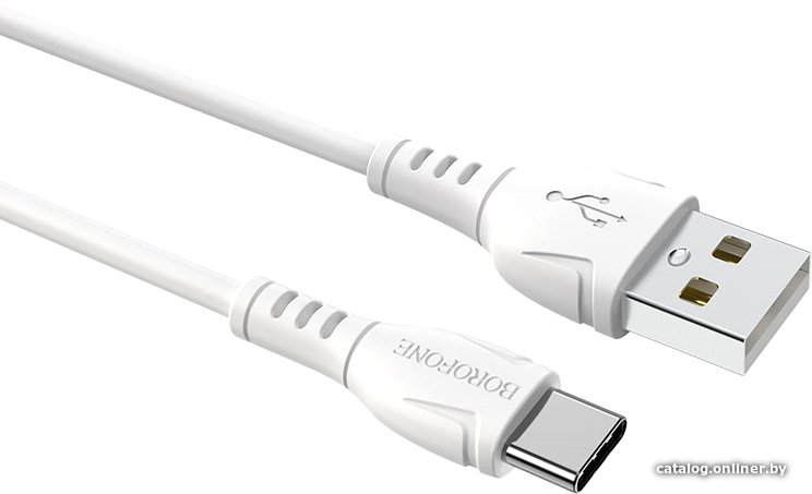 Кабель Borofone BX51 USB Type A - USB Type C (1 м, белый)