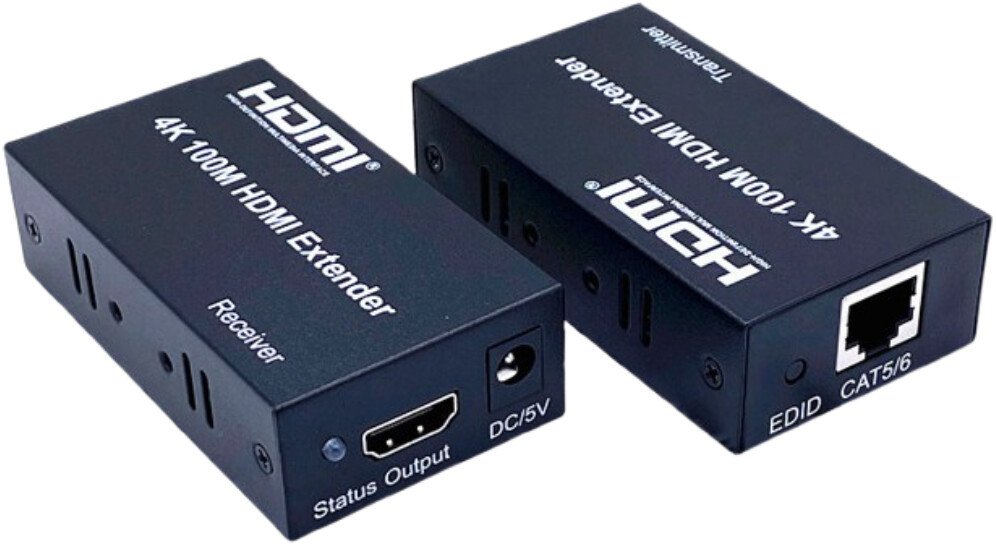Удлинитель по витой паре USBTOP HDMI - RJ45 (LAN) до 100 метров 559664