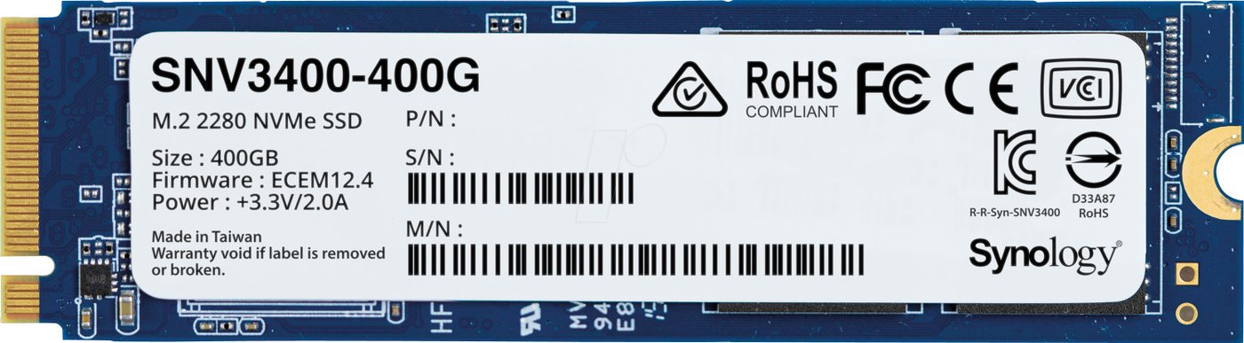 

SSD Synology SNV3400 400GB SNV3400-400G