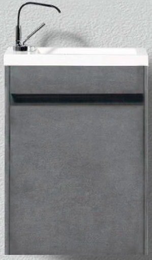 

BelBagno Тумба под умывальник Pietra Mini-460-1A-SO-SCM-L (левый, stucco)