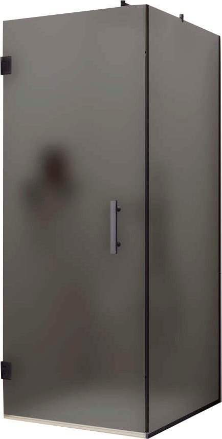 Душевой уголок MaybahGlass MGY-1307-6 (графит матовый стекло/черный)